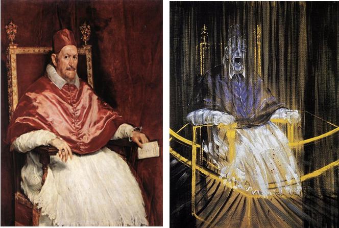 Inocencio X por Velázquez y Bacon Inocencio X por Velázquez y Bacon