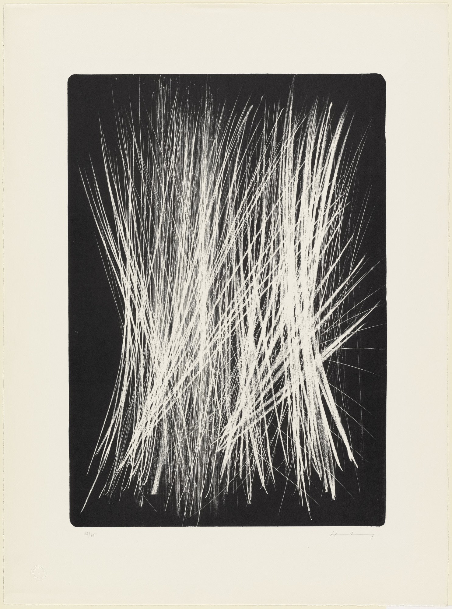 L. 102 de Hans Hartung. 1963 L. 102 de Hans Hartung. 1963