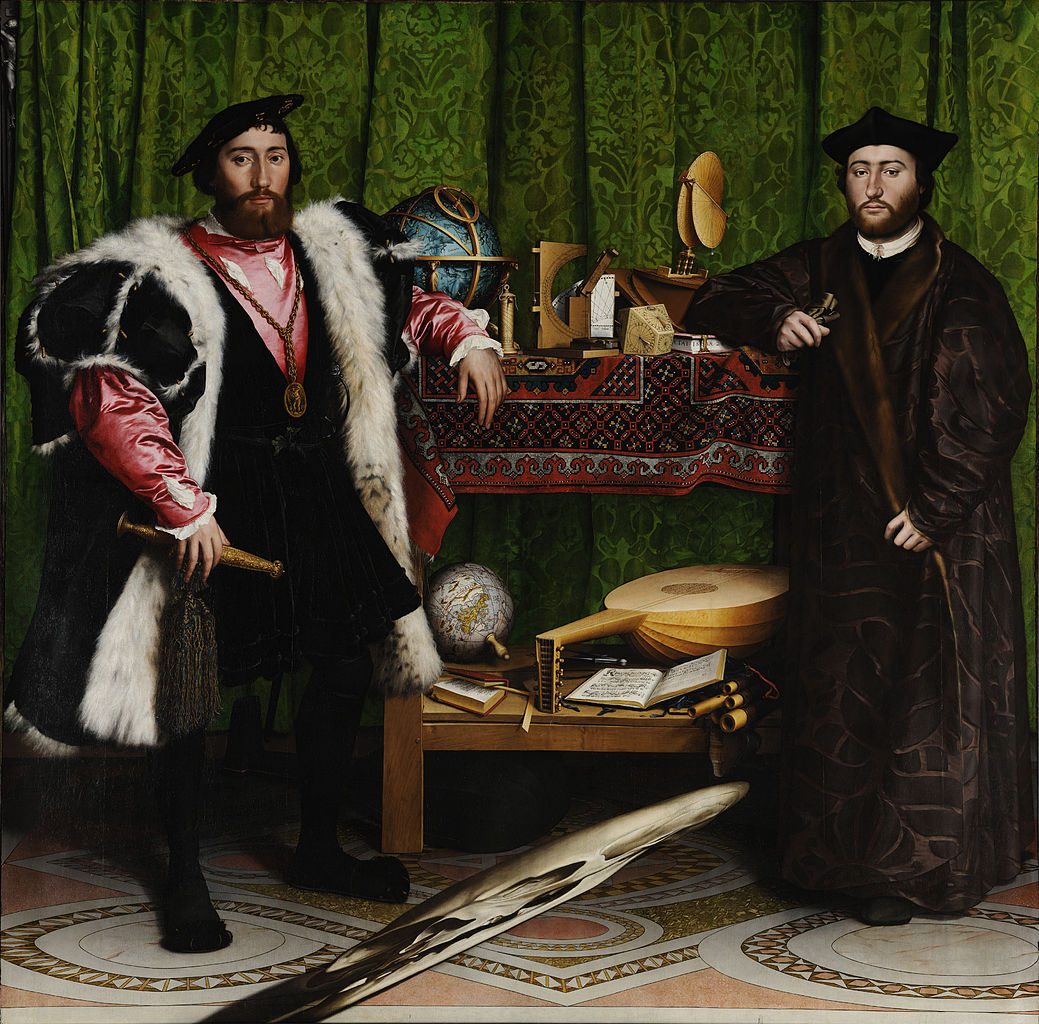 Los Embajadores pintado por Hans Holbein el Joven (1553) Los Embajadores pintado por Hans Holbein el Joven (1553)