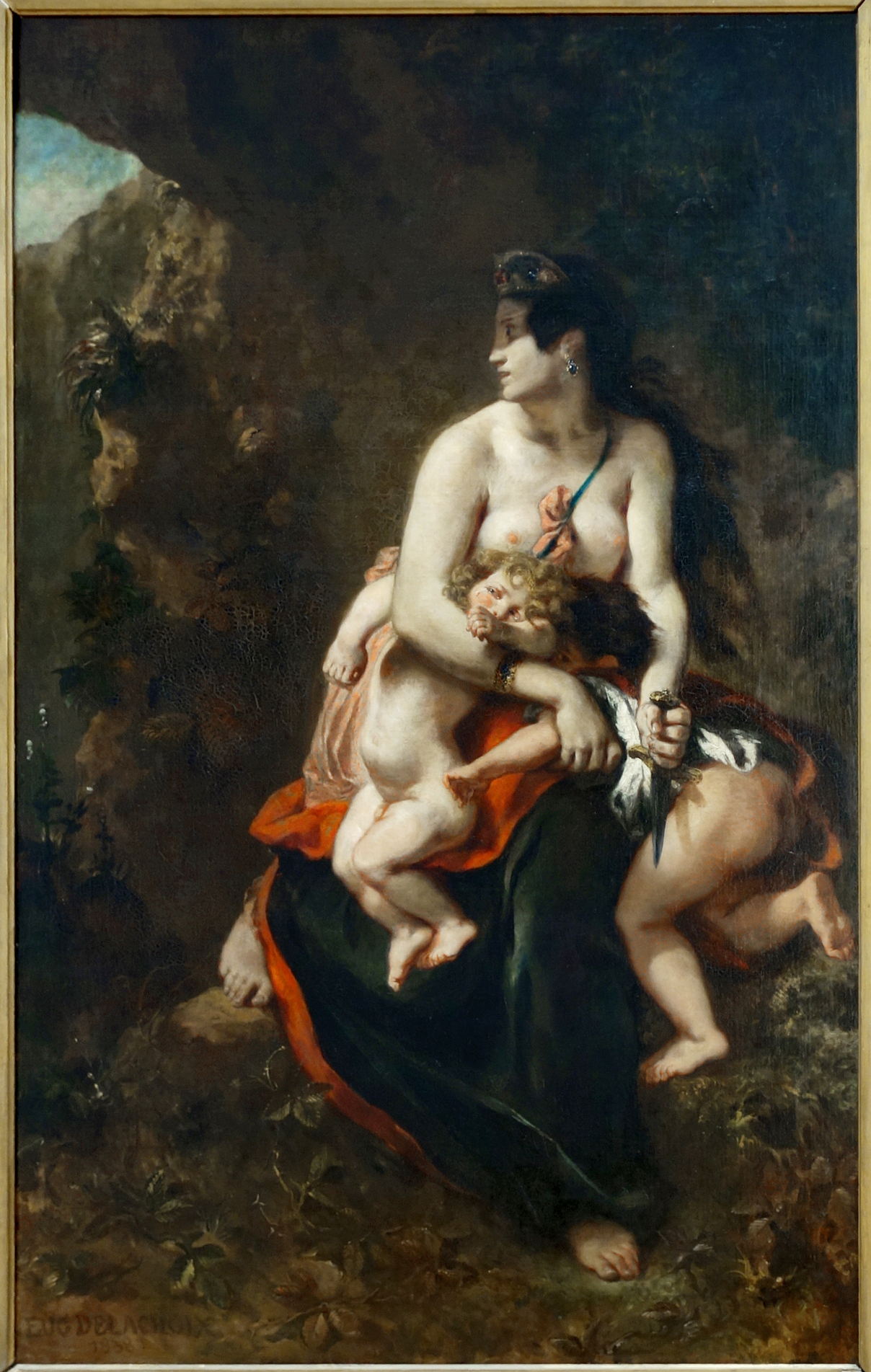 Medea de Eugène Delacroix. 1838 Medea de Eugène Delacroix. 1838