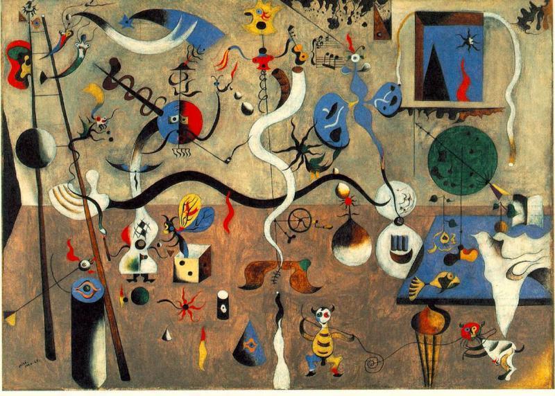 El carnaval del arlequín de Joan Miró 1925 El carnaval del arlequín de Joan Miró 1925