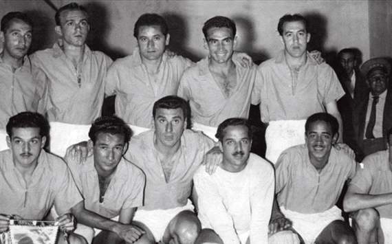 El Millonarios de Bogotá en 1952 llamado por aquel entonces El Ballet Azul El Millonarios de Bogotá en 1952 llamado por aquel entonces El Ballet Azul