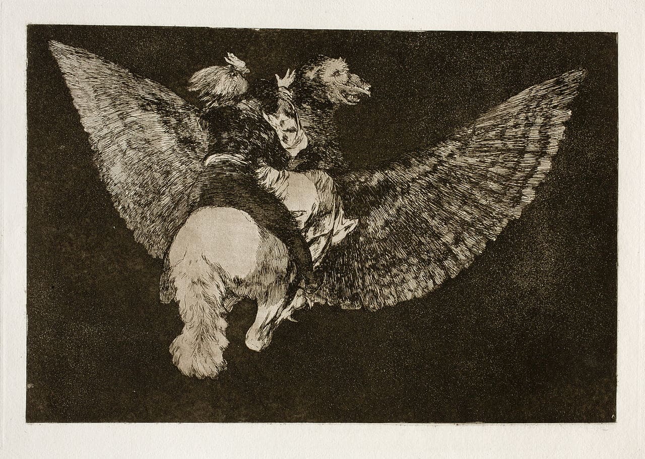 Disparate volante. Goya Disparate volante. Goya
