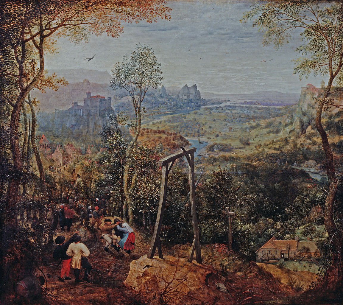 La urraca sobre la horca de Pieter Brueghel El Viejo. 1568