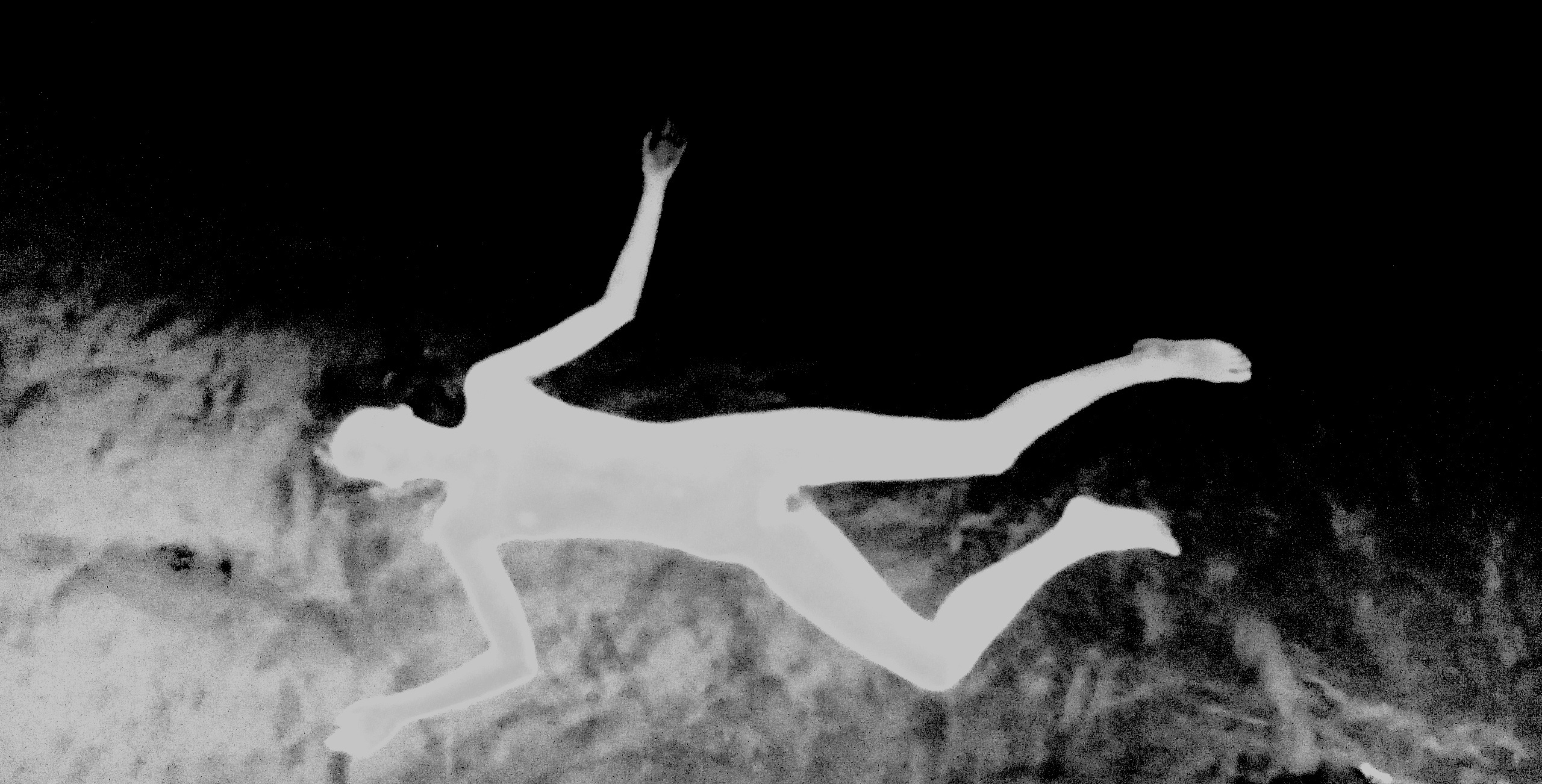 Cenit/Nadir. Tratamiento fotográfico de Olmo Z. de un fotograma de Ninfomaniac película de Lars von Trier. Julio 2015