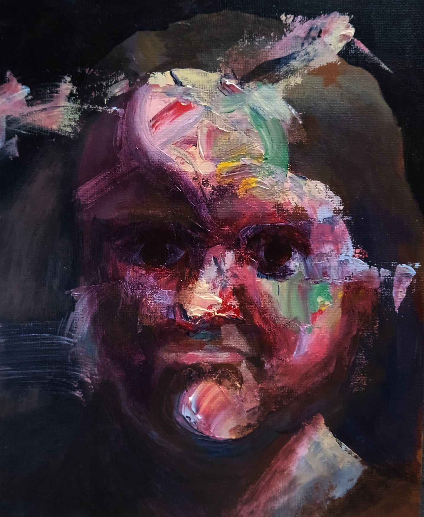 "Contreblason" de figura: Retrato 12 de la serie Investigaciones 2022. César Delgado "Contreblason" de figura: Retrato 12 de la serie Investigaciones 2022. César Delgado