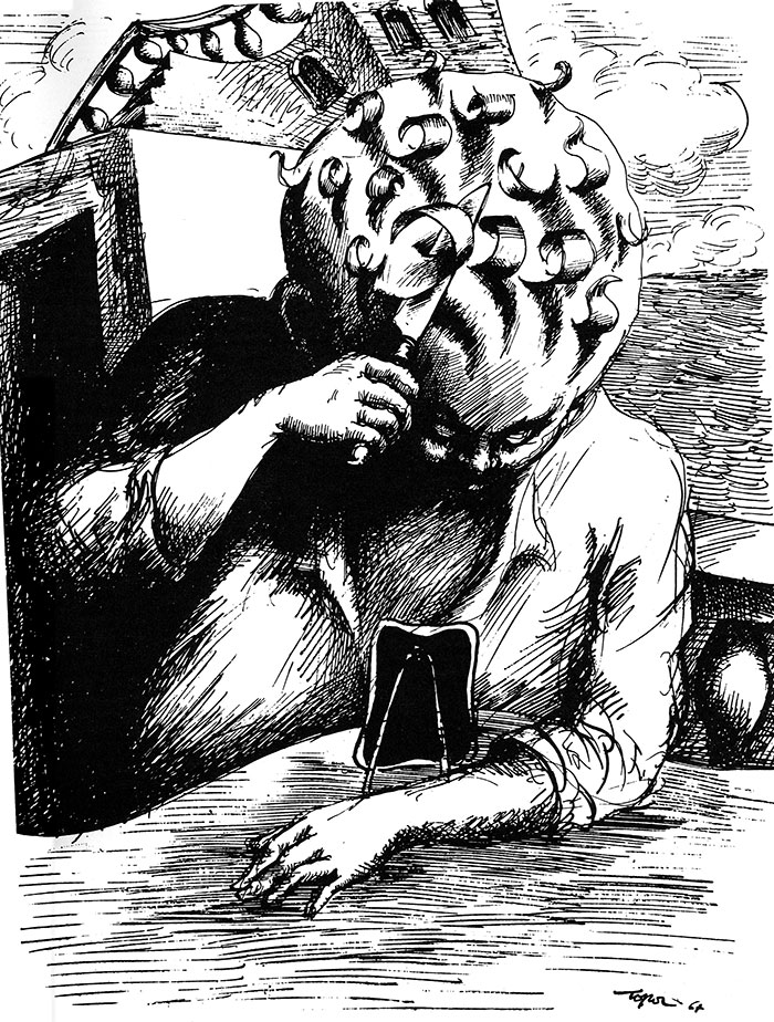 Caricatura. Roland Topor