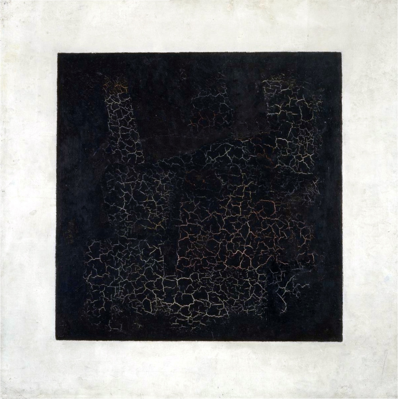 Cuadro negro sobre fondo blanco. Kazimir Malevich. 1915