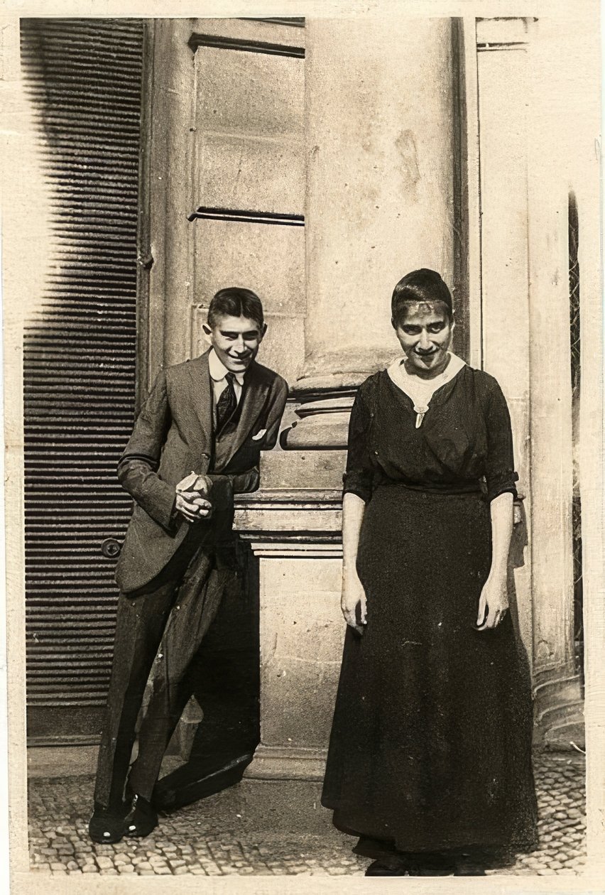 Ottla y Franz Kafka 1914