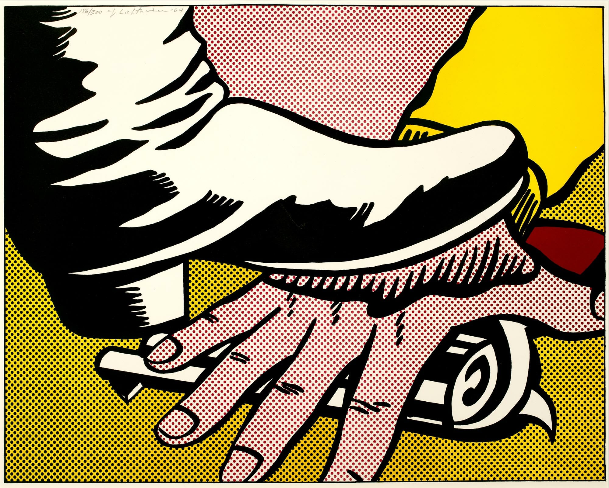 Portada de Tratado de los Productos. Foot and Hand. Roy Lichtenstein.1964