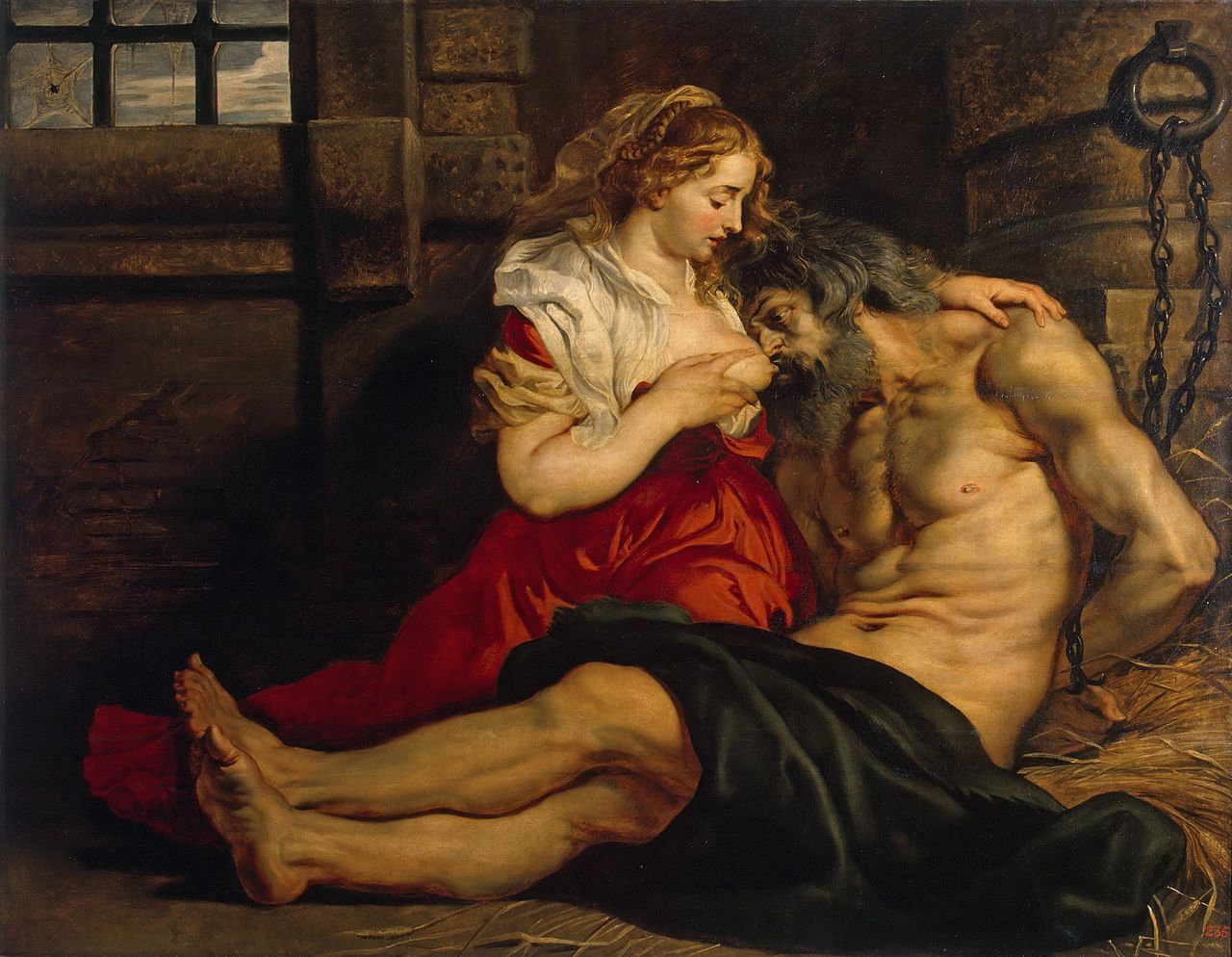 Caritas Romana. Rubens 1612